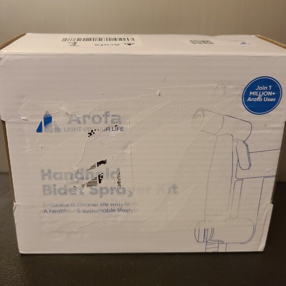 AROFA TOILET BIDET SPRAYER-HANDS FREE-HANDHELD-DUAL CONTROL ADJUST WATER FLOW - Picture 8 of 16